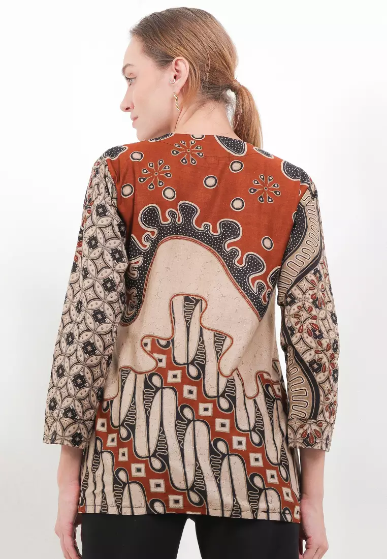 Banyuaji Blouse Batik Exclusive Premium Wanita Casual Modern