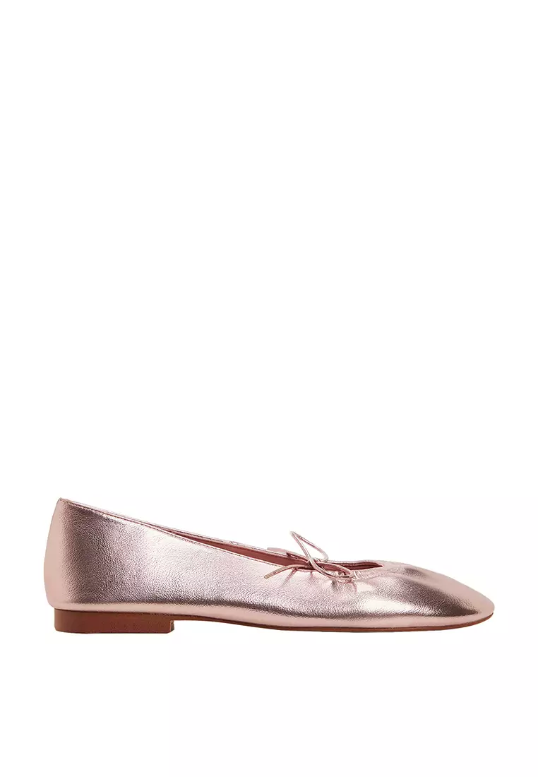 Metallic ballerina clearance