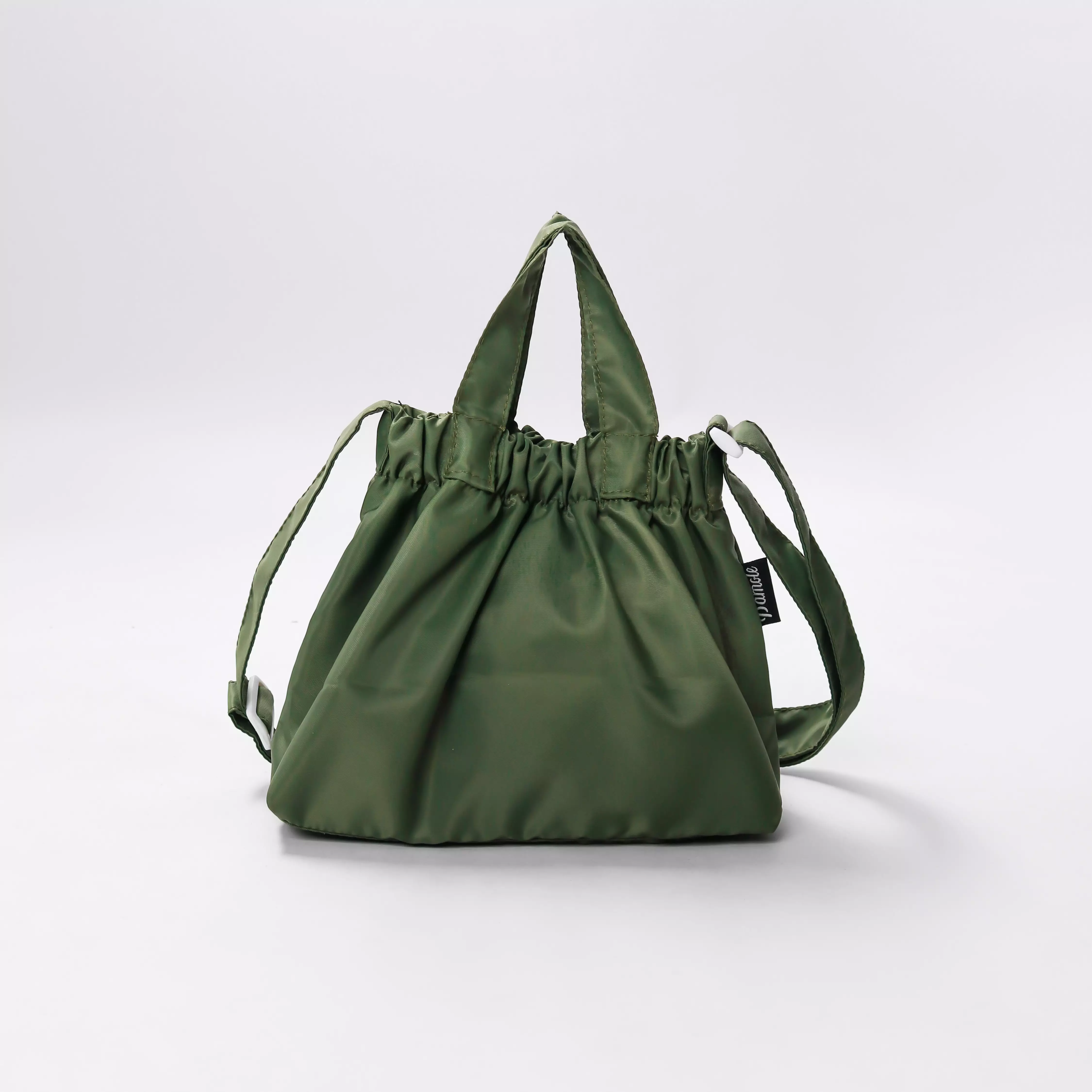 Pamole - Dumpling Bag Tas Tangan Pakai Tali Panjang - Hana Series - Hijau