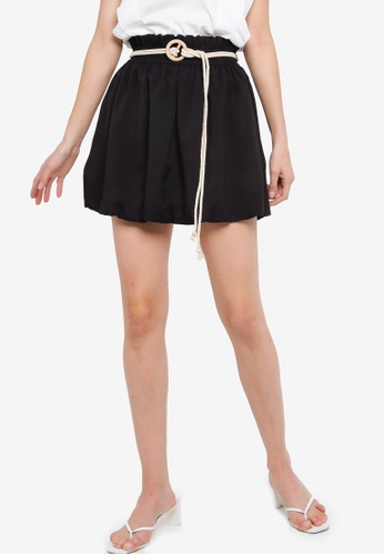 belt detail skirt