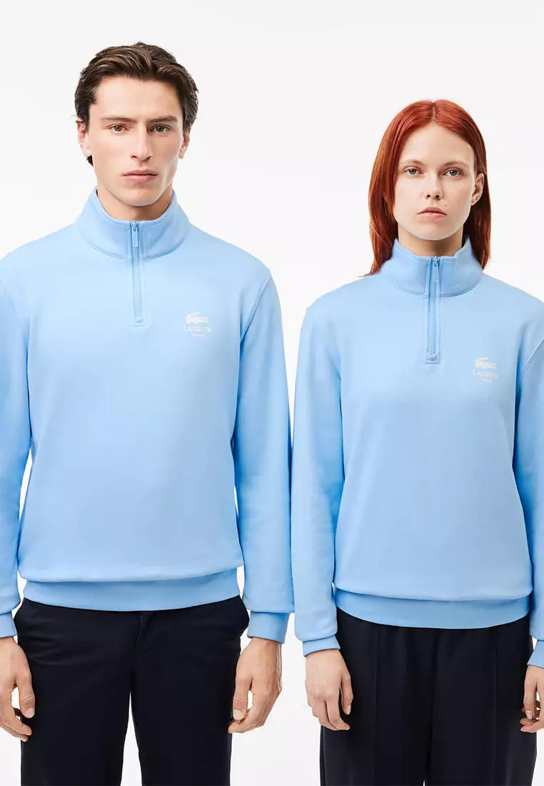 High Neck Zipped Sweatshirt