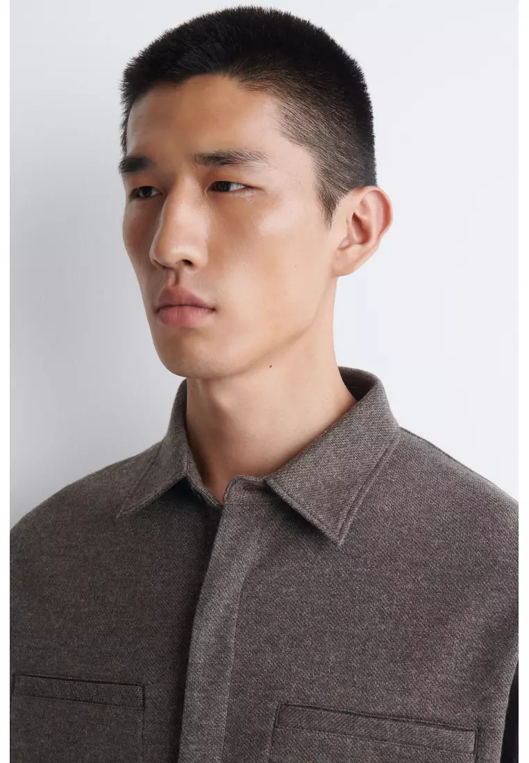 RELAXED JERSEY OVERSHIRT
