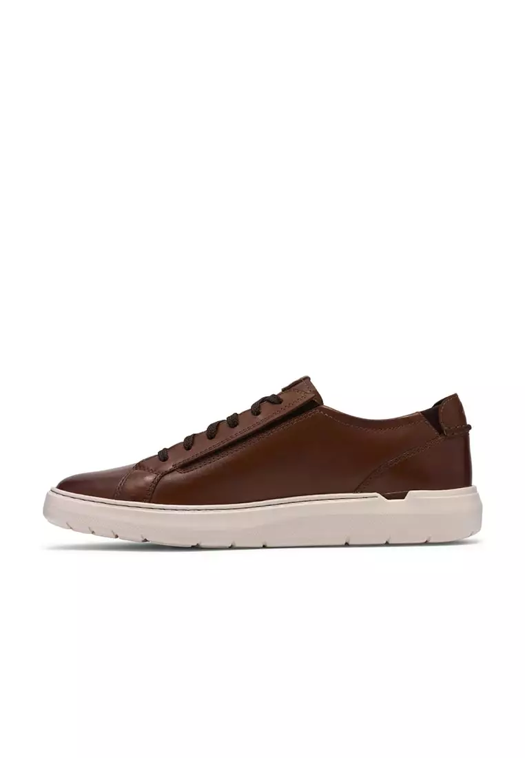 Mens Flexwell Lace Trainers - Tan