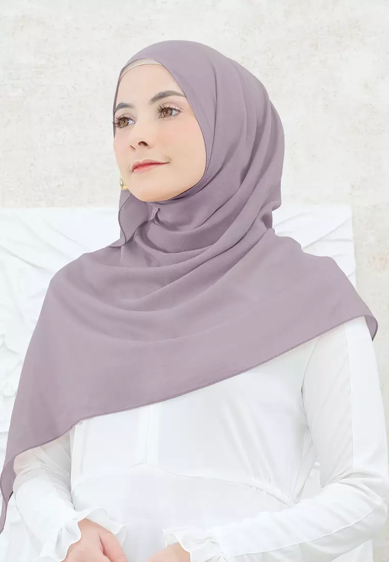 Cotton Bee - Ramya Shawl | Pashmina Viscose - Lilac Herb