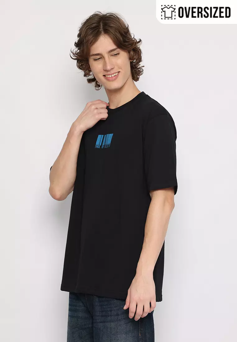 RBJ T-Shirt Cotton Combed Oversized Pria 2079250191