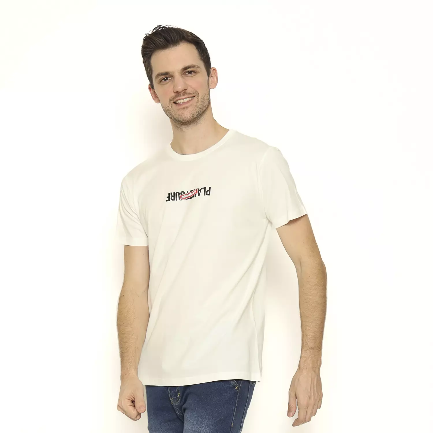 Planet Surf Clothing Kaos Lengan Pendek Pria Bunt Men Tee Planet Surf