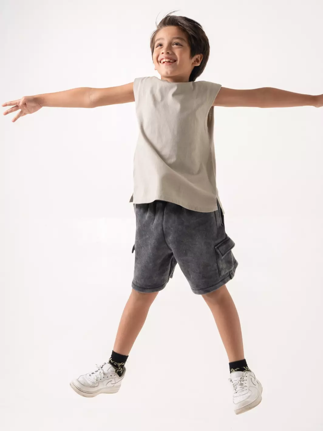 Balonku Muscle Khaki Kids