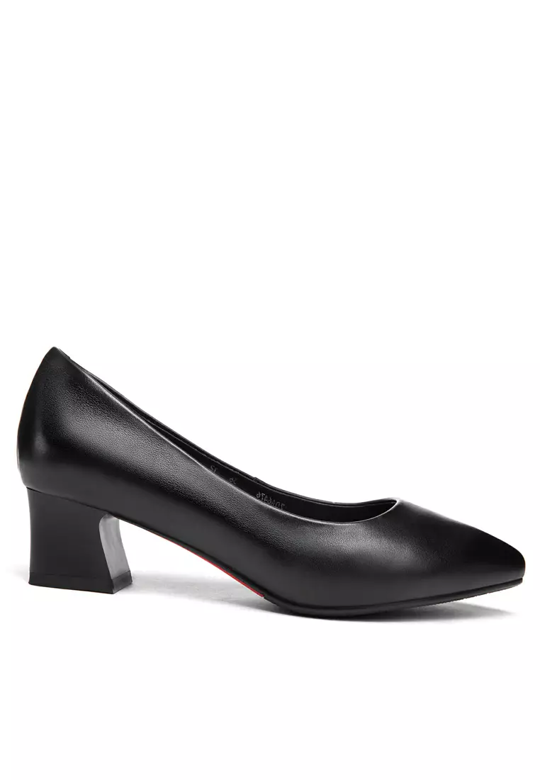 Discount on Twenty Eight Shoes  shoes - SKU: Leather Uniform Pointy Pumps 6476