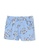 H&M blue Patterned Jersey Shorts 9ADB0KAF63FA41GS_1