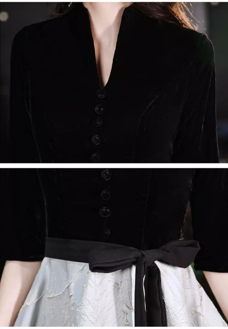 Fashionable and elegant evening dress long dress CA092606