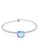 SO SEOUL blue and silver Sequoia Cubie Light Sapphire Shimmer Swarovski® Crystals Open End Bangle 53B49ACD83BB3CGS_2