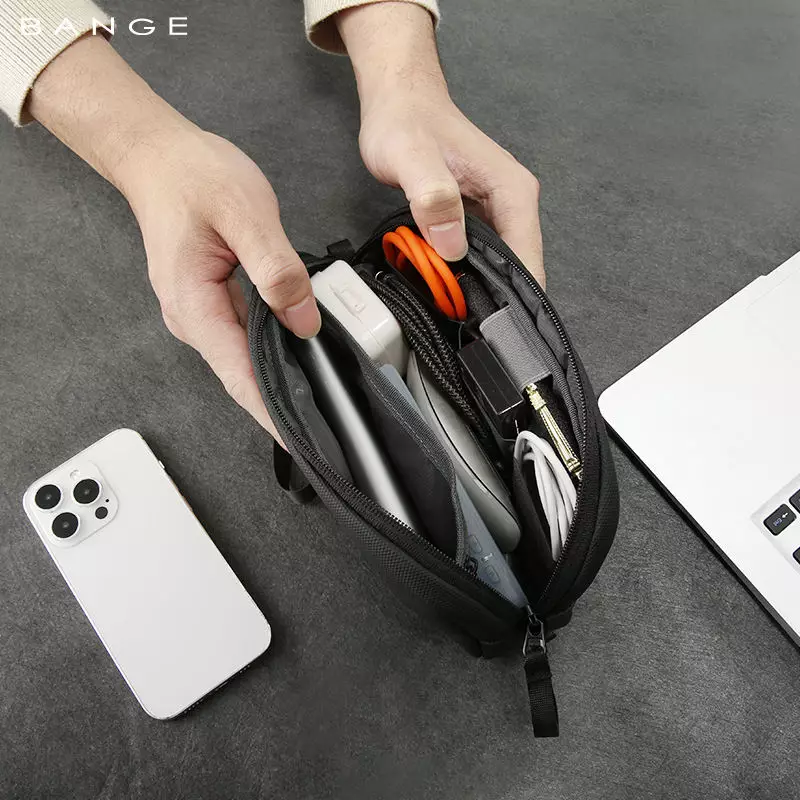 BANGE BG3066 Clutch Storage Hand Bag pria Tas Tangan Pria waterproof - BLACK