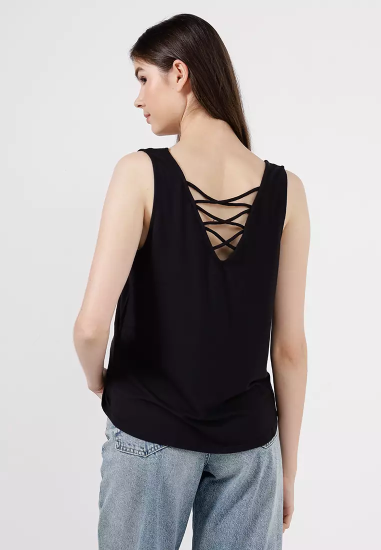 Harley-Davidson® Bling Laced Back Tank - H-D® Road Trip