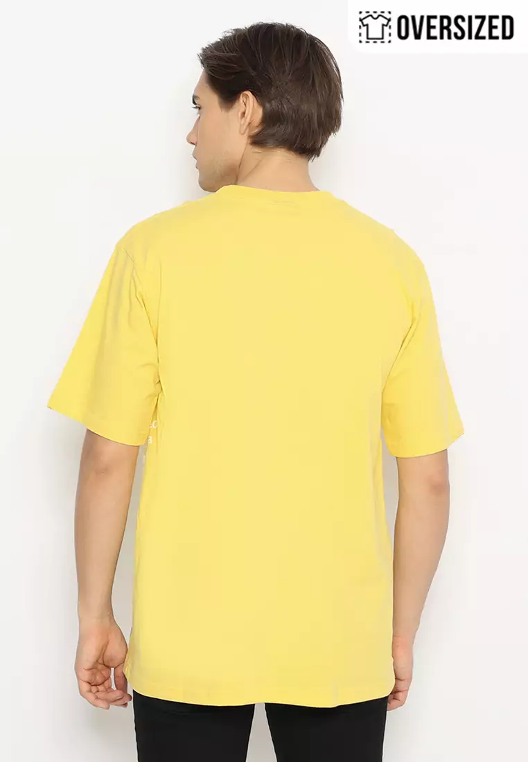 RBJ T-Shirt Cotton Combed Kuning Polo Oversized Pria 2079350061