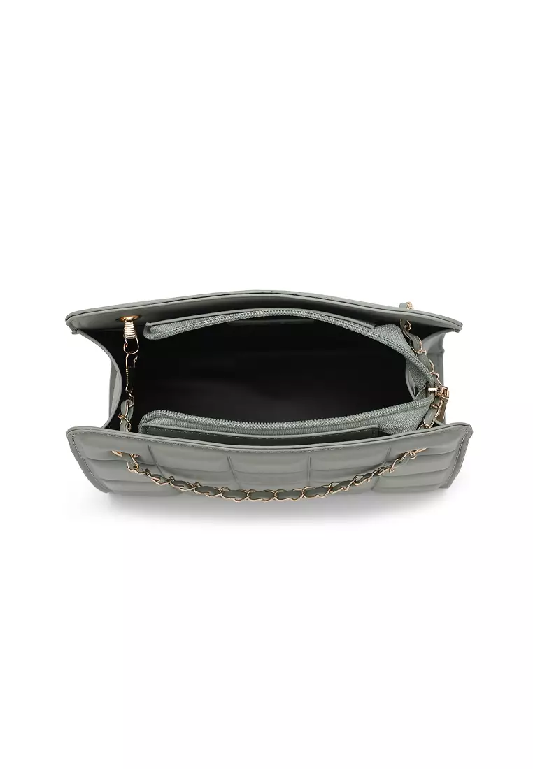 Women's Top Handle Bag / Sling Bag / Crossbody Bag - Green