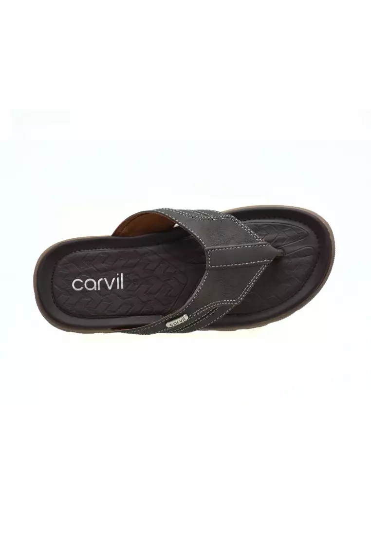 Carvil Sandal Pria Thomhaye-01 M Dark Brown