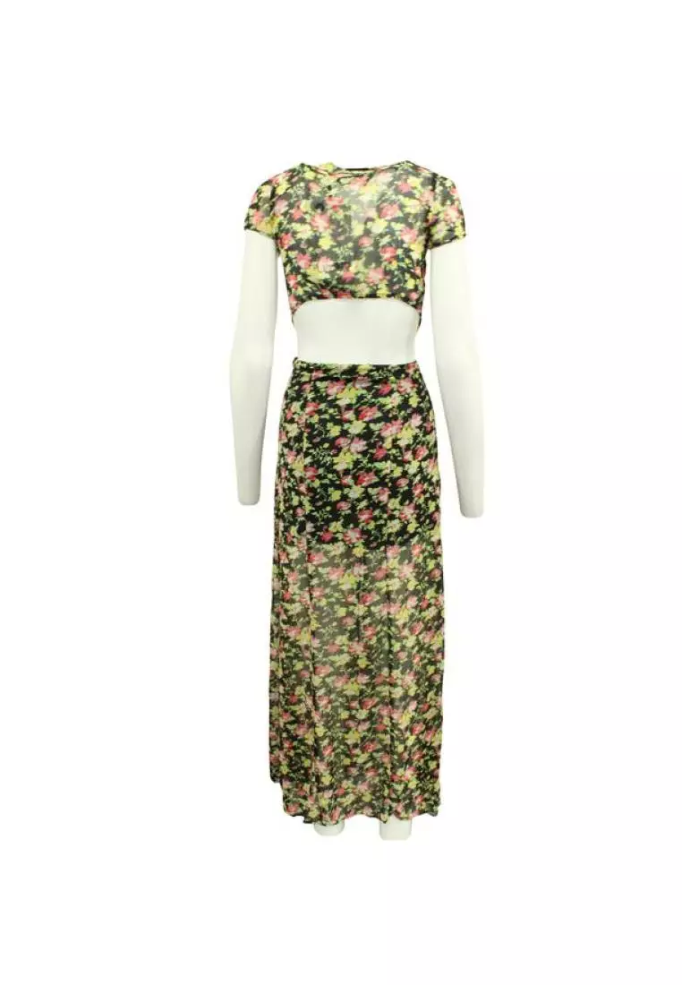 Reformation floral new arrivals maxi dress