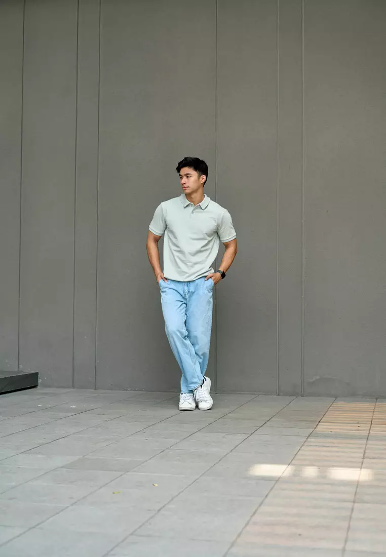 Kale HUGO Light Green / Polo Shirt Lengan Pendek Pria