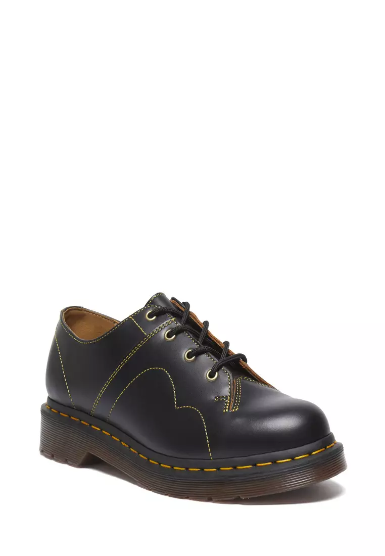 Buy Martens Church Shoe Vintage Smooth Leather Shoes Black