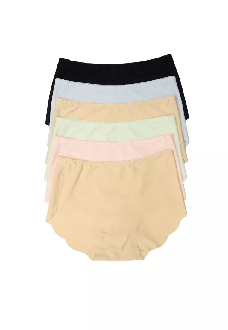 Premium 6 Pack Presley Seamless Panties Bundle A