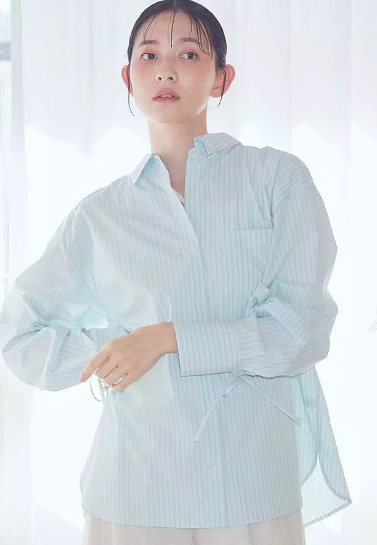 Earth Music  & Ecology - Riko Back Drawstring Shirt