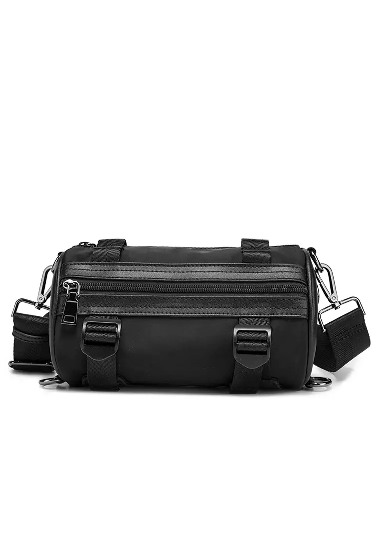 Cylinder crossbody outlet bag