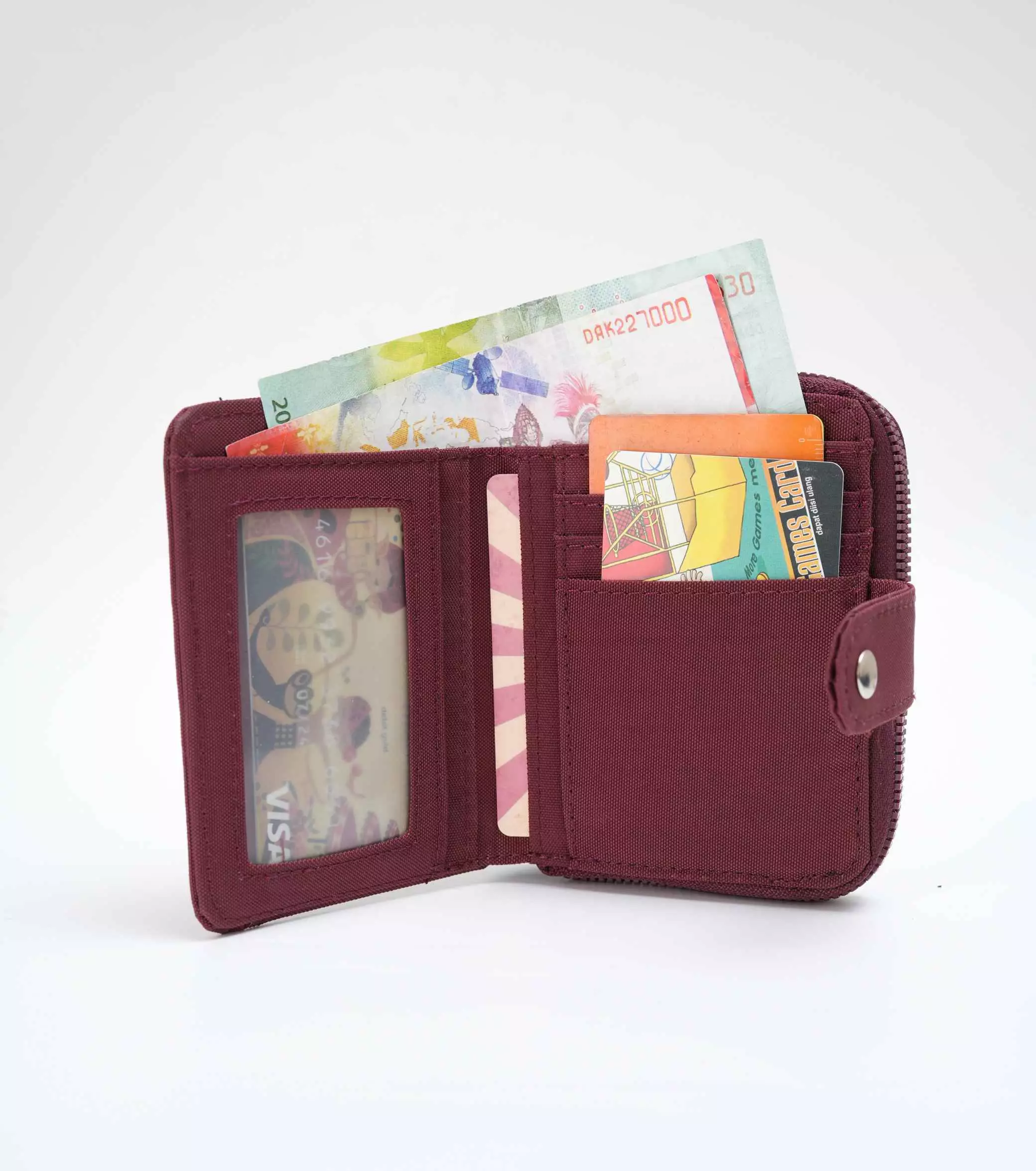 En-Ji Omi Wallet Wanita Warna Midnightblue