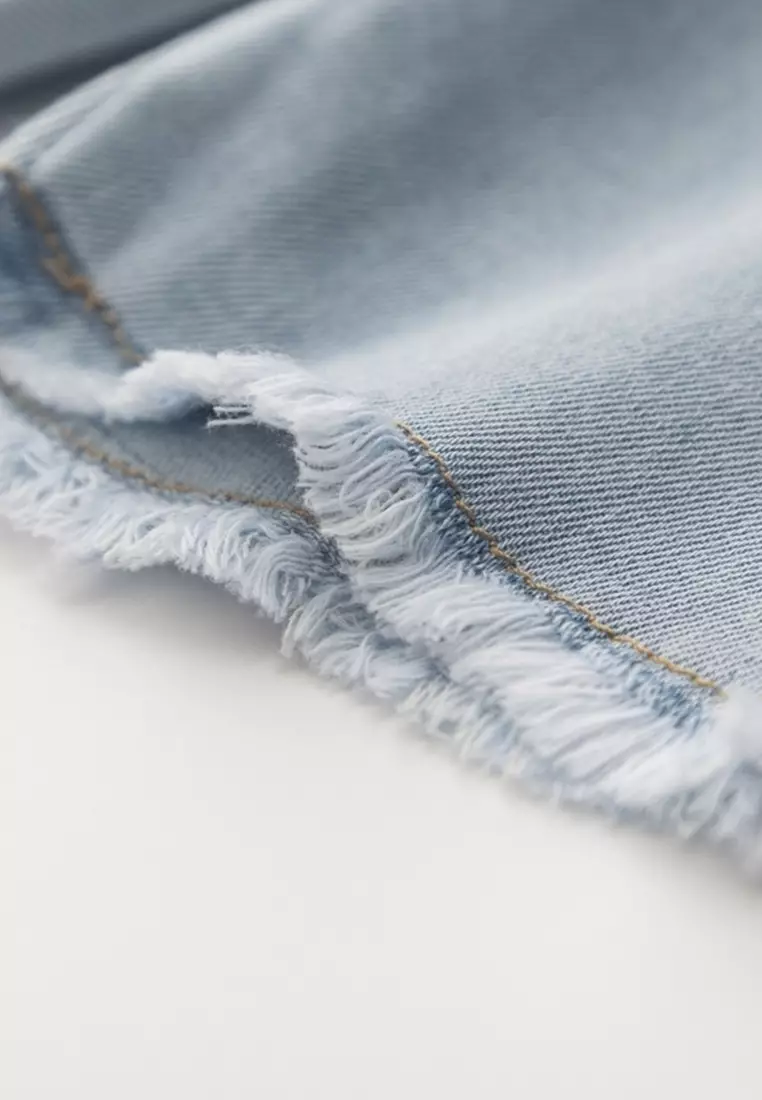 马拉丁女牛仔短裤牛仔浅蓝夏季裤