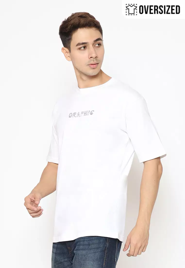 RBJ T-Shirt Cotton Combed Oversized Pria 2079250251