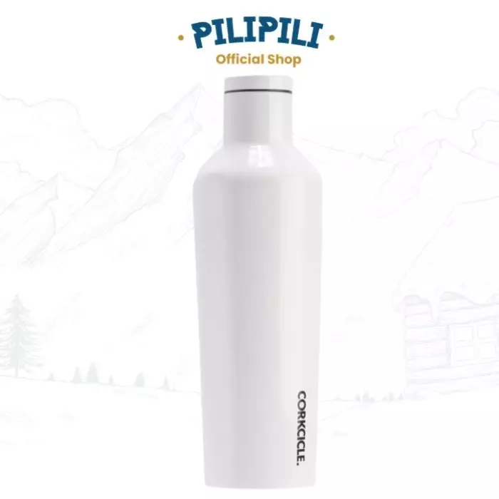 Corkcicle Canteen 16 oz / 475 ml Dipped Modernist White