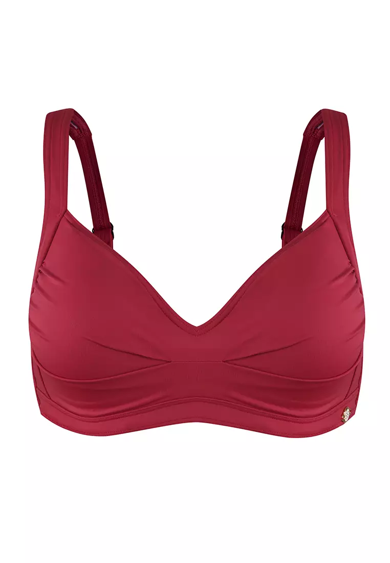 Buy Sunseeker Solids D Cup Ruched Bikini Top 2023 Online