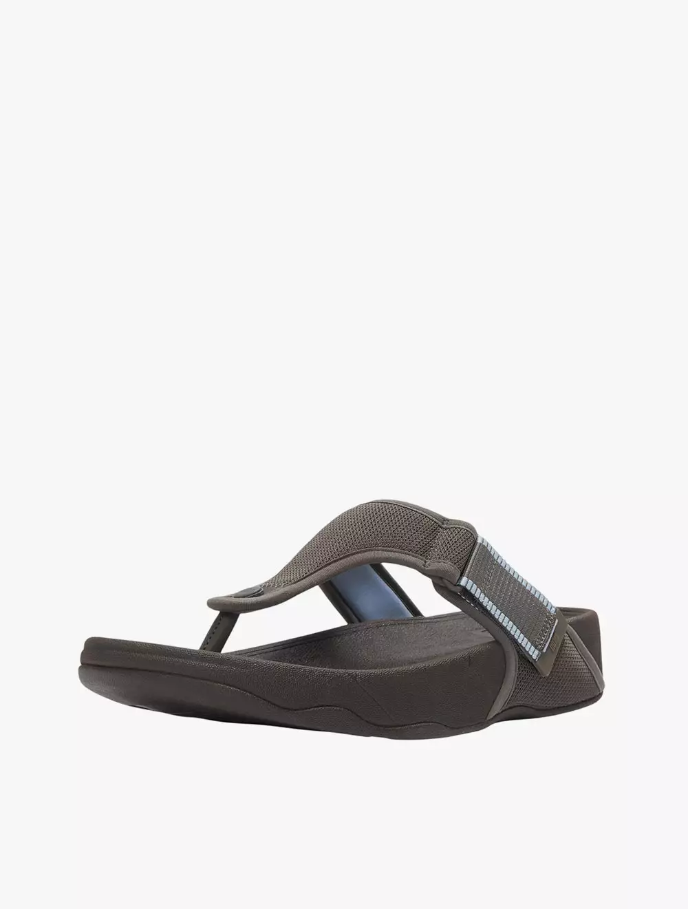 Fitflop Trakk Mens Adj. W/Resistant Mesh Toe-Post Men's Sandals - Bungee Cord/Cloudy Blue