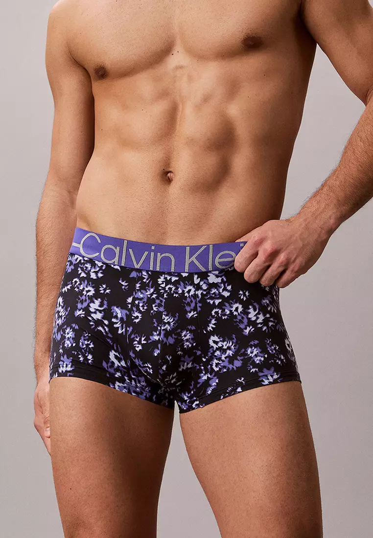 Buy Calvin Klein Icon Microfiber Metallic Low Rise Trunks - Calvin