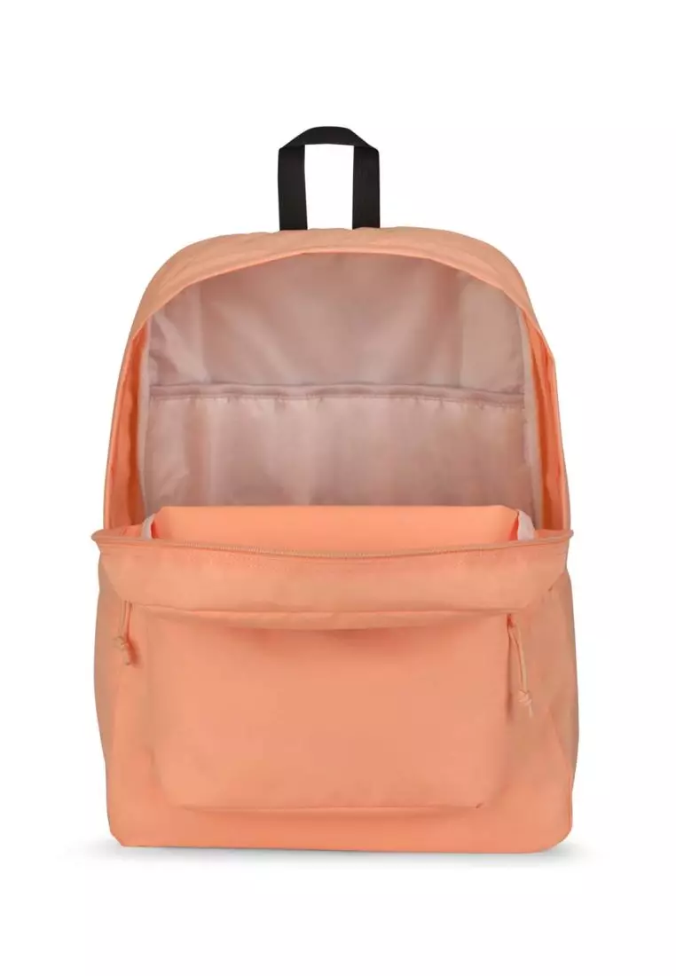 Neon orange jansport backpack cheap