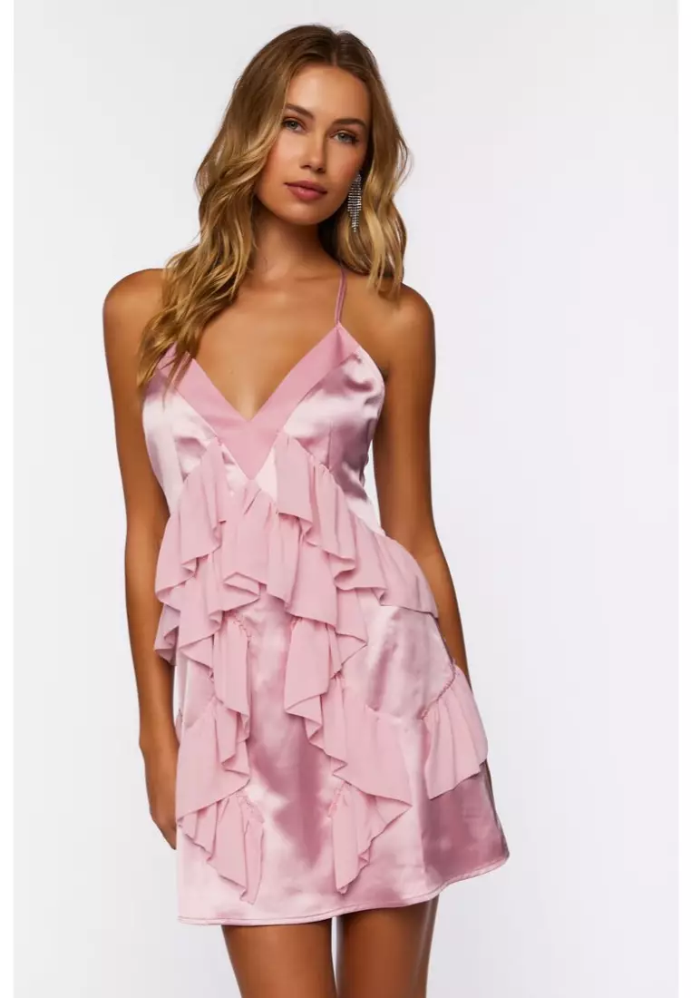 Buy FOREVER 21 Crepe Ruffle Mini Dress 2024 Online ZALORA