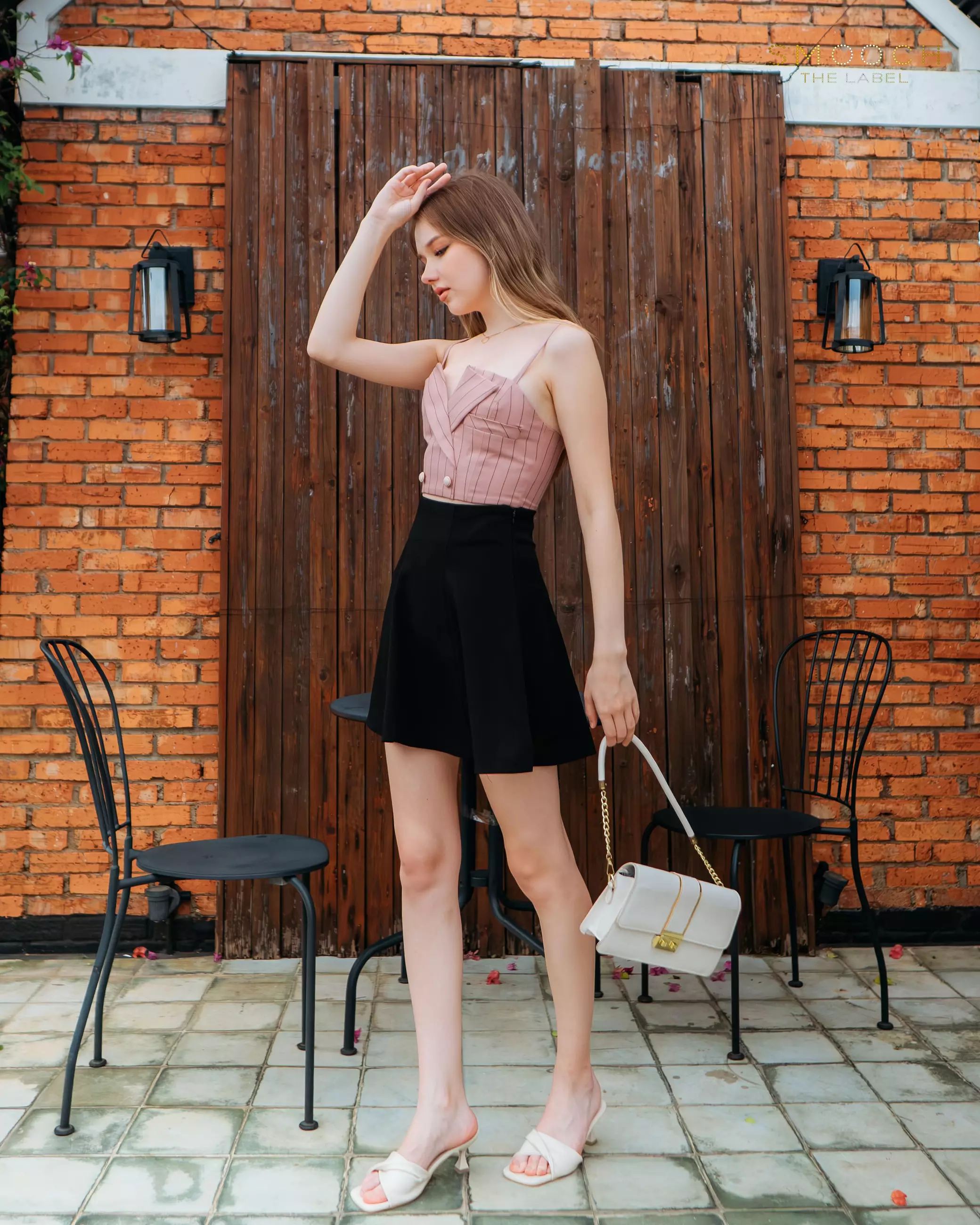 Lucia Pink Stripes Top