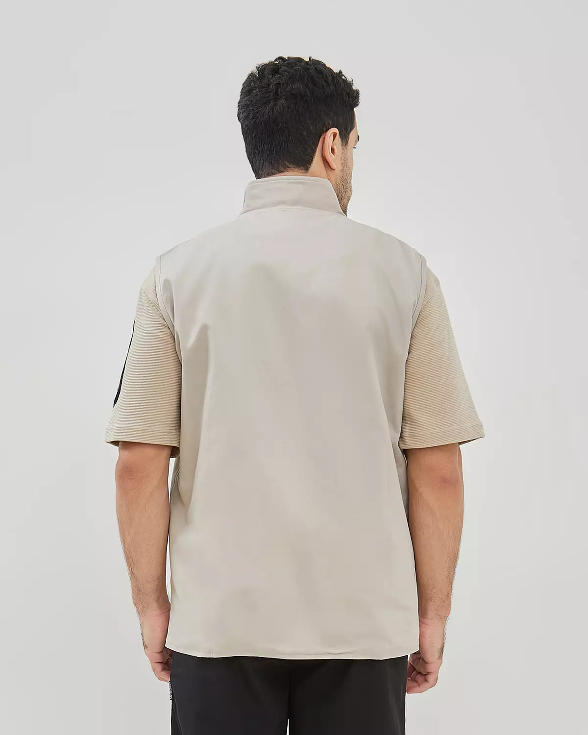 MEN'S CREAM CASUAL VEST