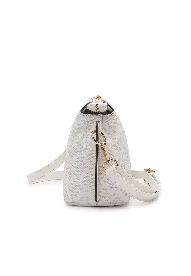 Women's Sling Bag / Crossbody Bag / Shoulder Bag - White
