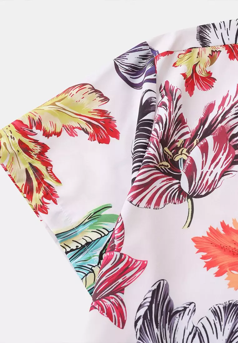 夏威夷印花短袖襯衫 YL-C304