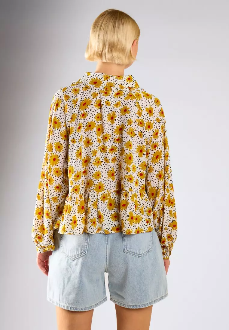 Long Puff Sleeve-Top