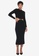 Trendyol black Cut Out Midi Dress BC91BAA2C58986GS_1