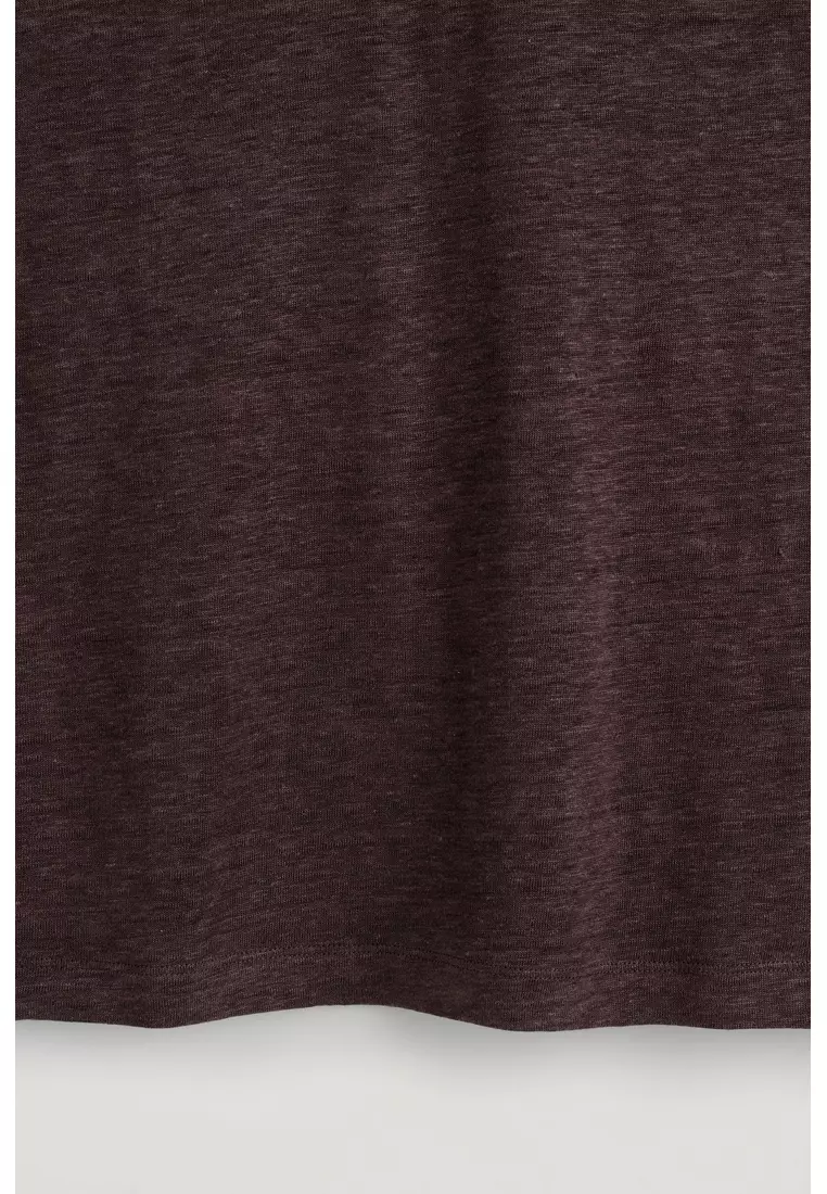 CREW-NECK LINEN T-SHIRT