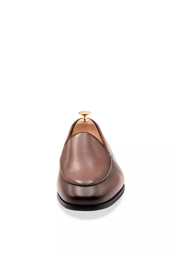 Monteros Chestnut Belgian Venetian Loafer