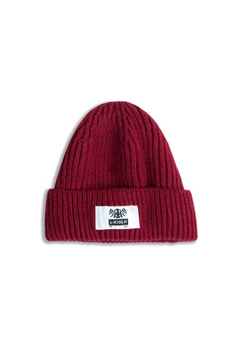Reoparudo red Reoparudo Crew Edition Beanies (Dark Red) 01146AC275DF09GS_1