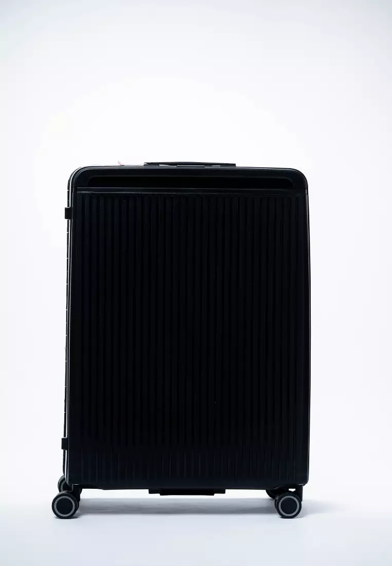 Buy THE 815 CO. Gamma 28" Large Hard Case Zipperless Luggage Black 2024