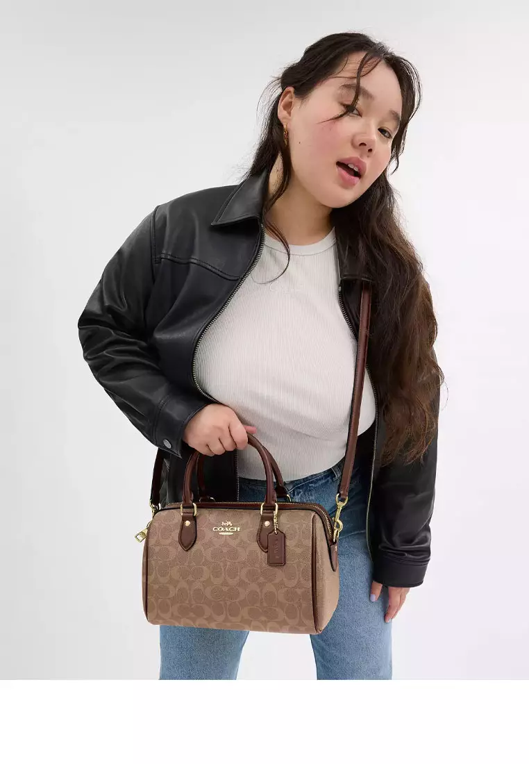 Rowan Satchel Bag In Signature Canvas