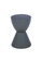 Joy Design Studio Skont Mini Stool Multipurpose Hourglass Shape Mini Side Table Minimal Design in Dark Grey Color 41D1CHLB52BE0EGS_7