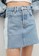 Mango blue Contrast Denim Mini Skirt A1A8FAA2785DCEGS_3