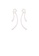 Glamorousky white 925 Sterling Silver Plated Gold Fashion Elegant Geometric Tassel Imitation Pearl Earrings 9DCFBAC4E597B3GS_1