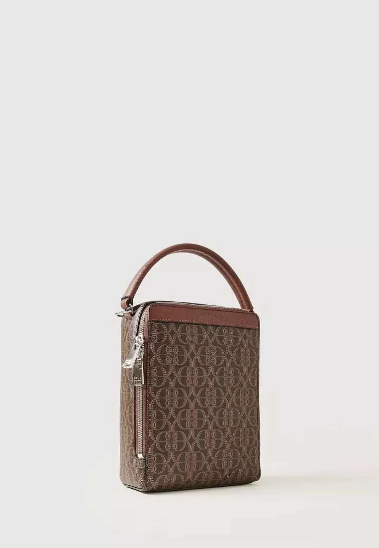 Jual Louis Vuitton Utility Side Bag Tas Selempang Pria - Brown di